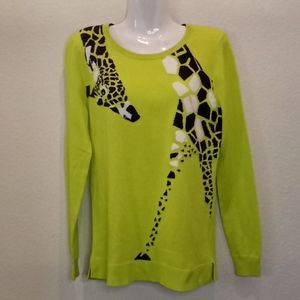 Crown & Ivy 🦒 Giraffe Print Sweater